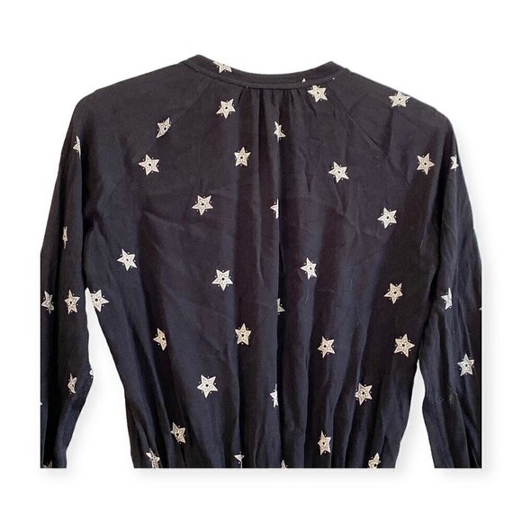 RAILS Jasmine Ruffle Hem Dress In Black Rivet Star, size XS - Picture 9 of 15